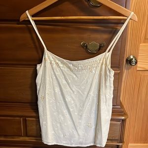 Laura Ashley Brand New with Tags  100% Pure Silk Shell with Sequins